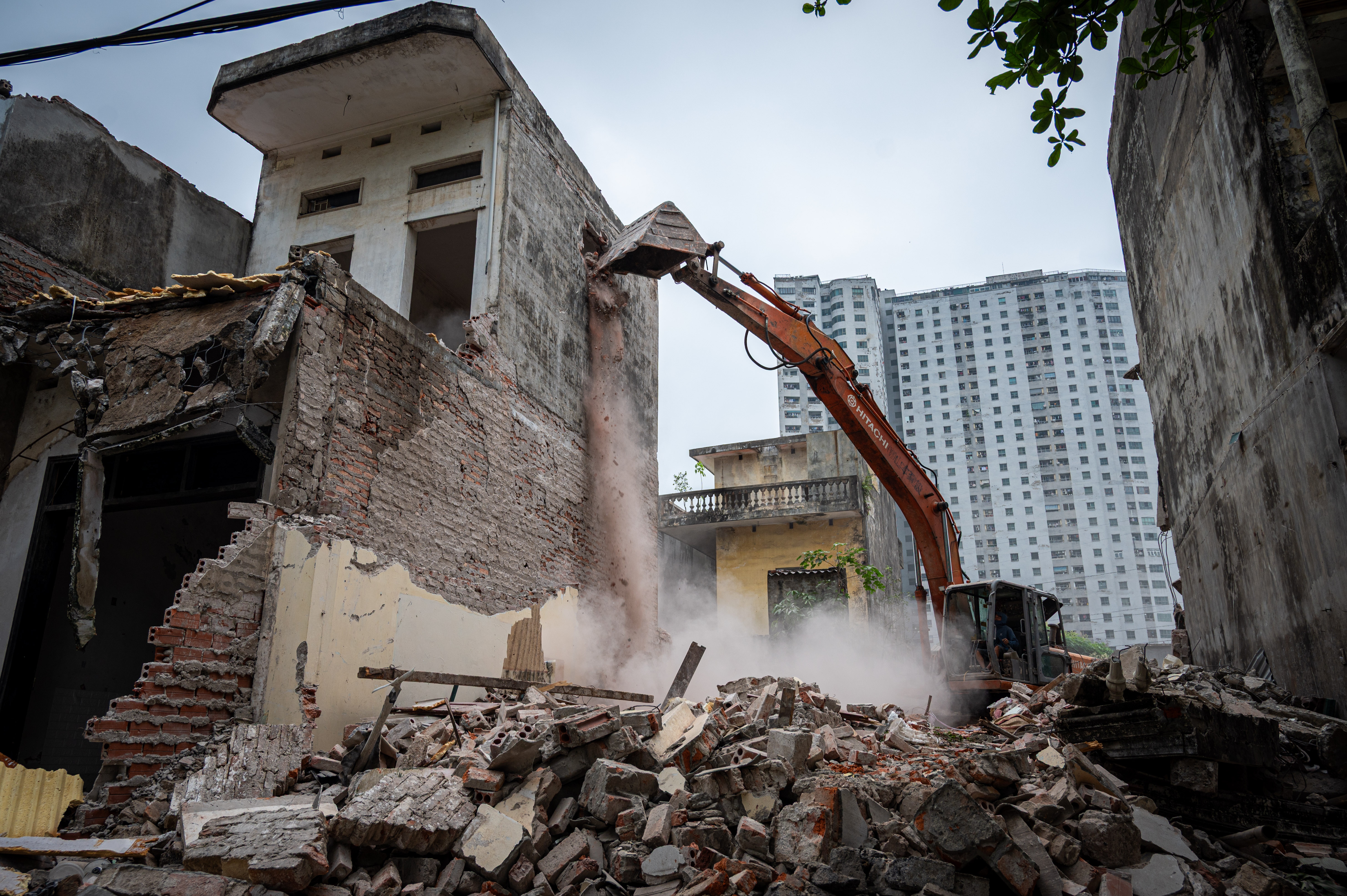 Giai toa mat bang nut giao hon 1.500 ty xuyen ngay nghi le hinh anh