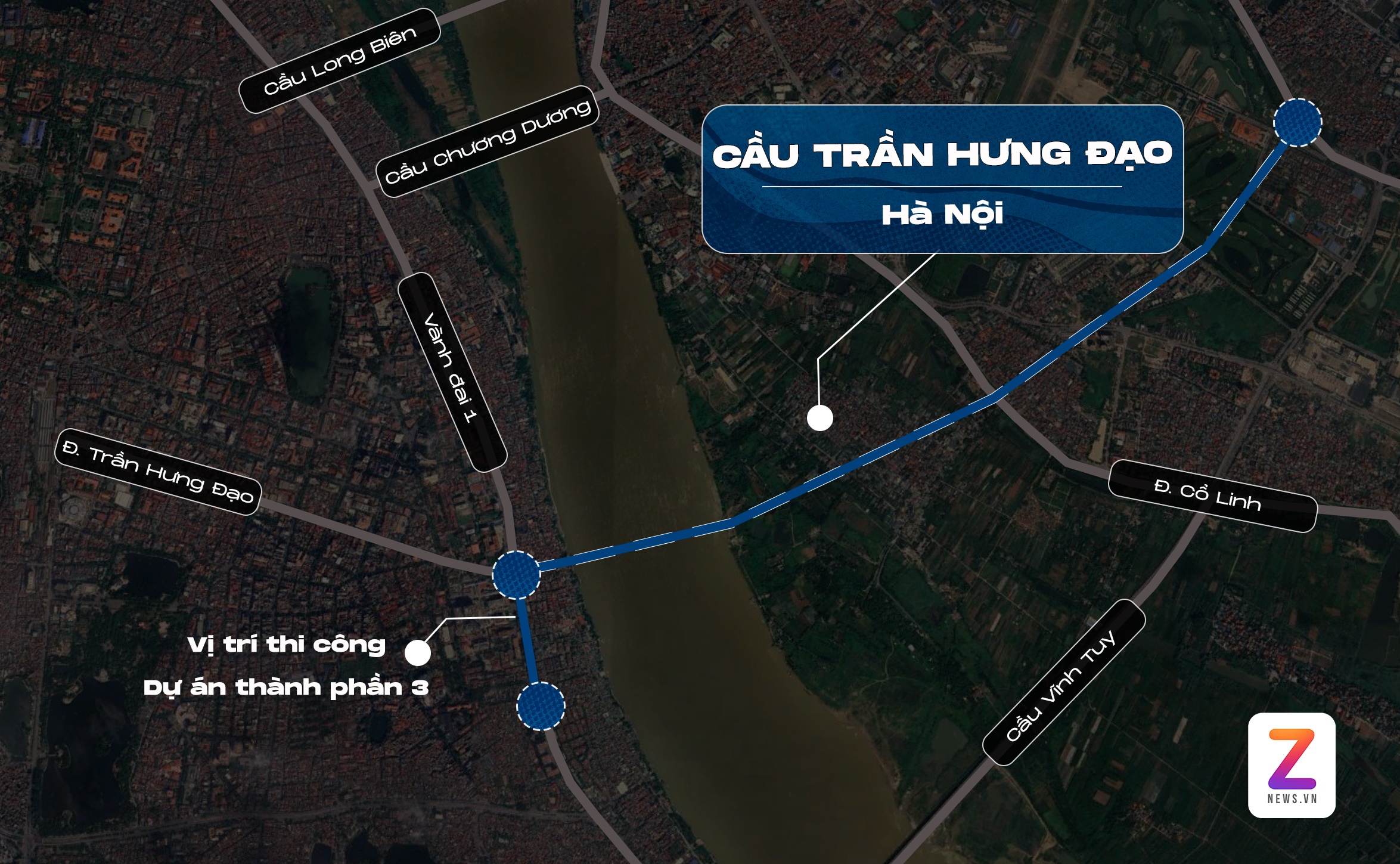 X&acirc;y cầu Trần Hưng Đạo ảnh 2