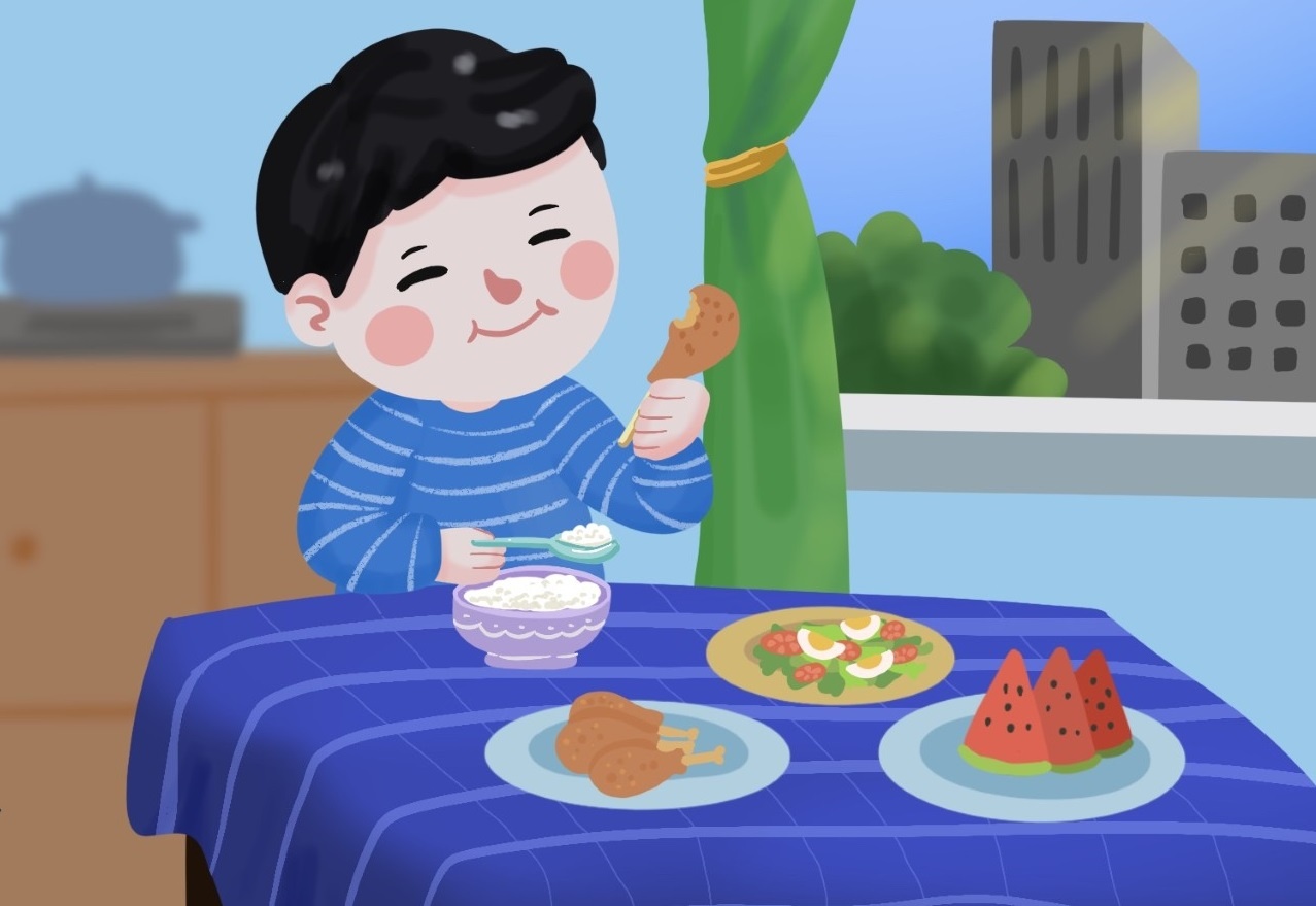 Dinh duong va van dong cho tre thua can, beo phi sau khi mac Covid-19 hinh anh