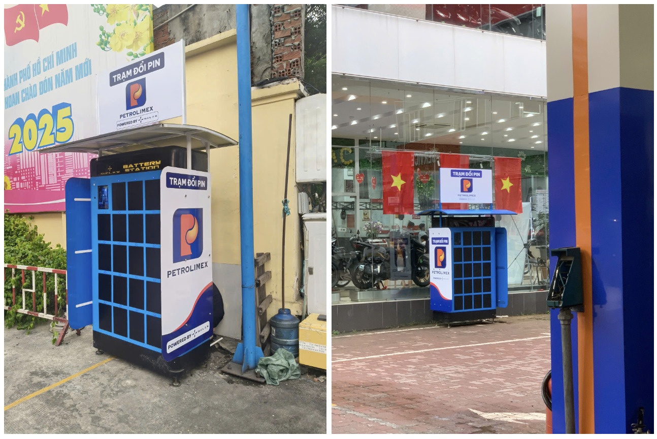 Petrolimex chinh thuc 'chay' tram doi pin, cho nhieu hang cung dung hinh anh