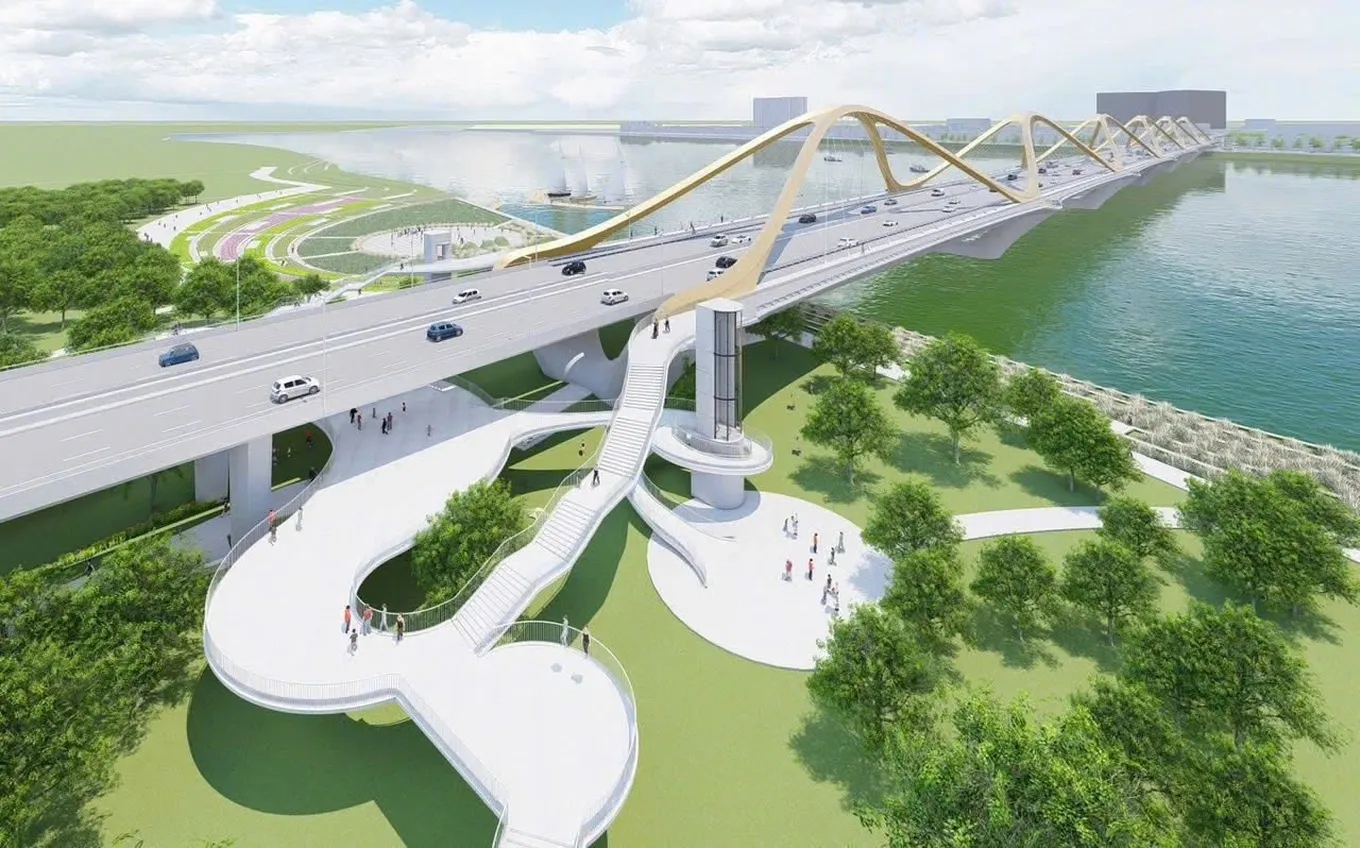 Ha Noi chon xong nha dau tu xay cau Tran Hung Dao hinh anh