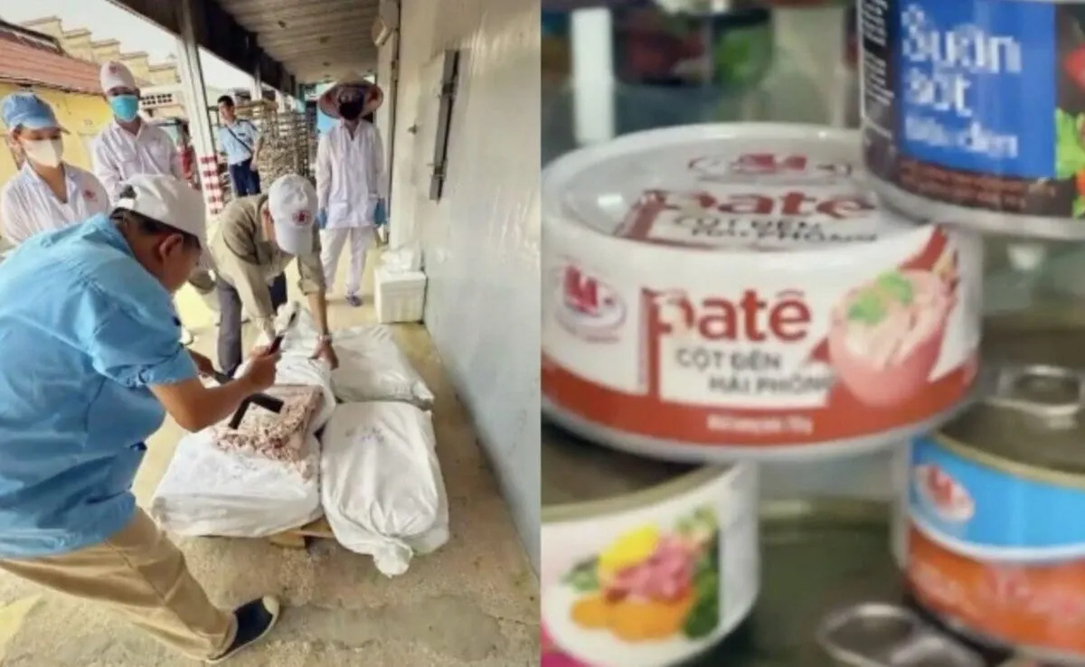 Bo Nong nghiep va Moi truong vao cuoc vu pate cot den 'dinh' heo benh hinh anh