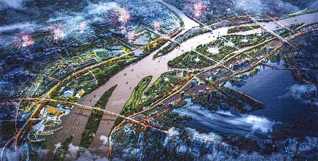 Ha Noi chot giam gan 120.000 ty von lam 'sieu' du an song Hong hinh anh
