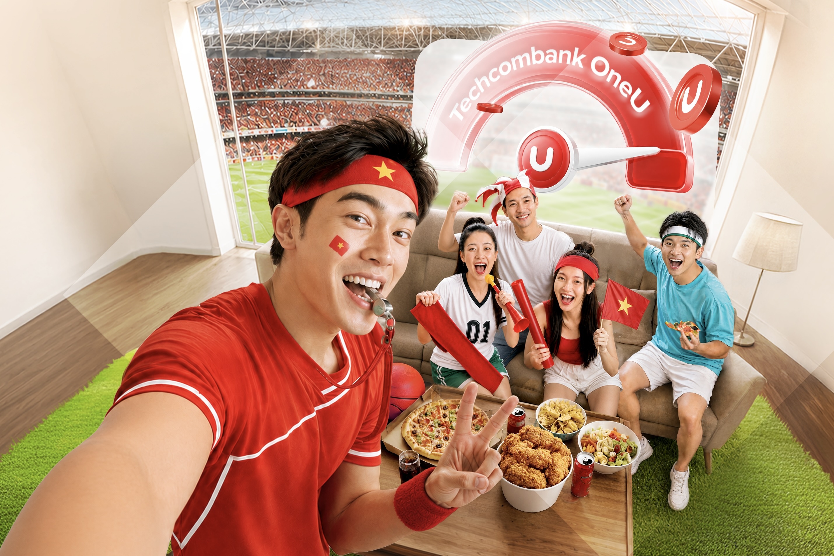 Techcombank OneU: Theo nhip World Cup, song tron tung trai nghiem hinh anh