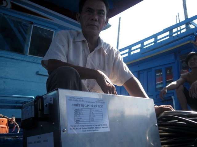 Bộ thiết bị gây mê cá ngừ