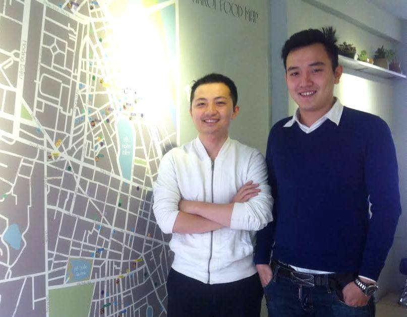 Hai cu nhan tu Anh ve Viet Nam kinh doanh banh waffle hinh anh