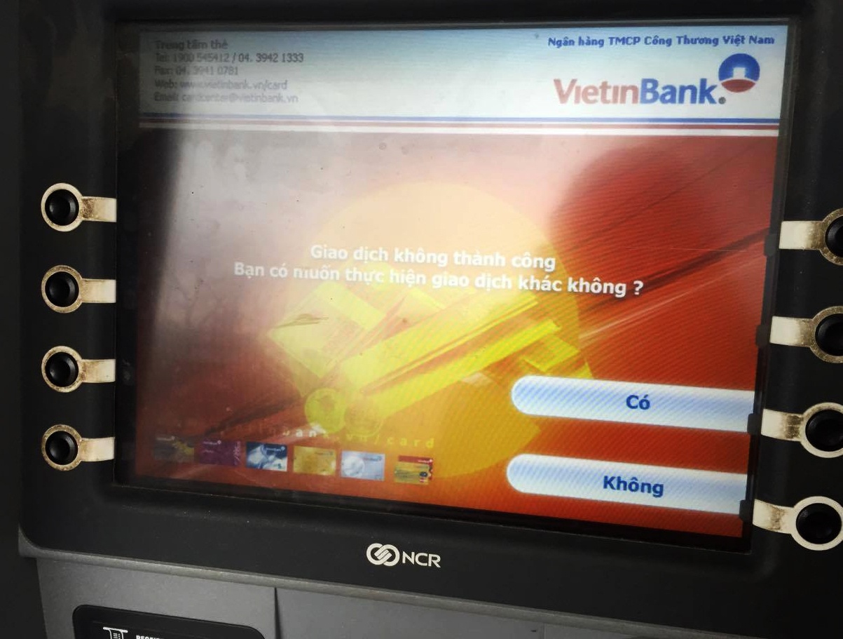The Eximbank khong rut duoc tien tai ATM hinh anh