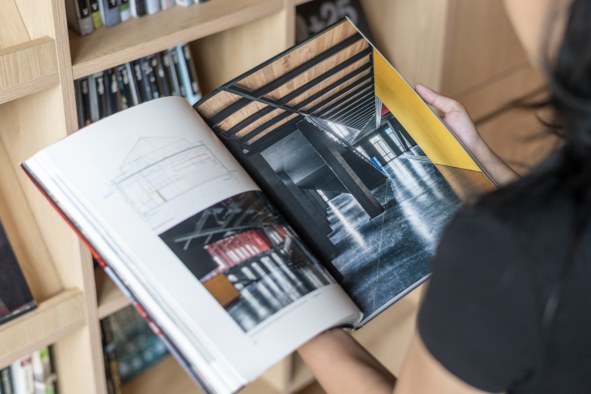 khong gian thu vien,  thu vien kien truc,  thiet ke kien truc,  thu vien Ha Noi anh 11