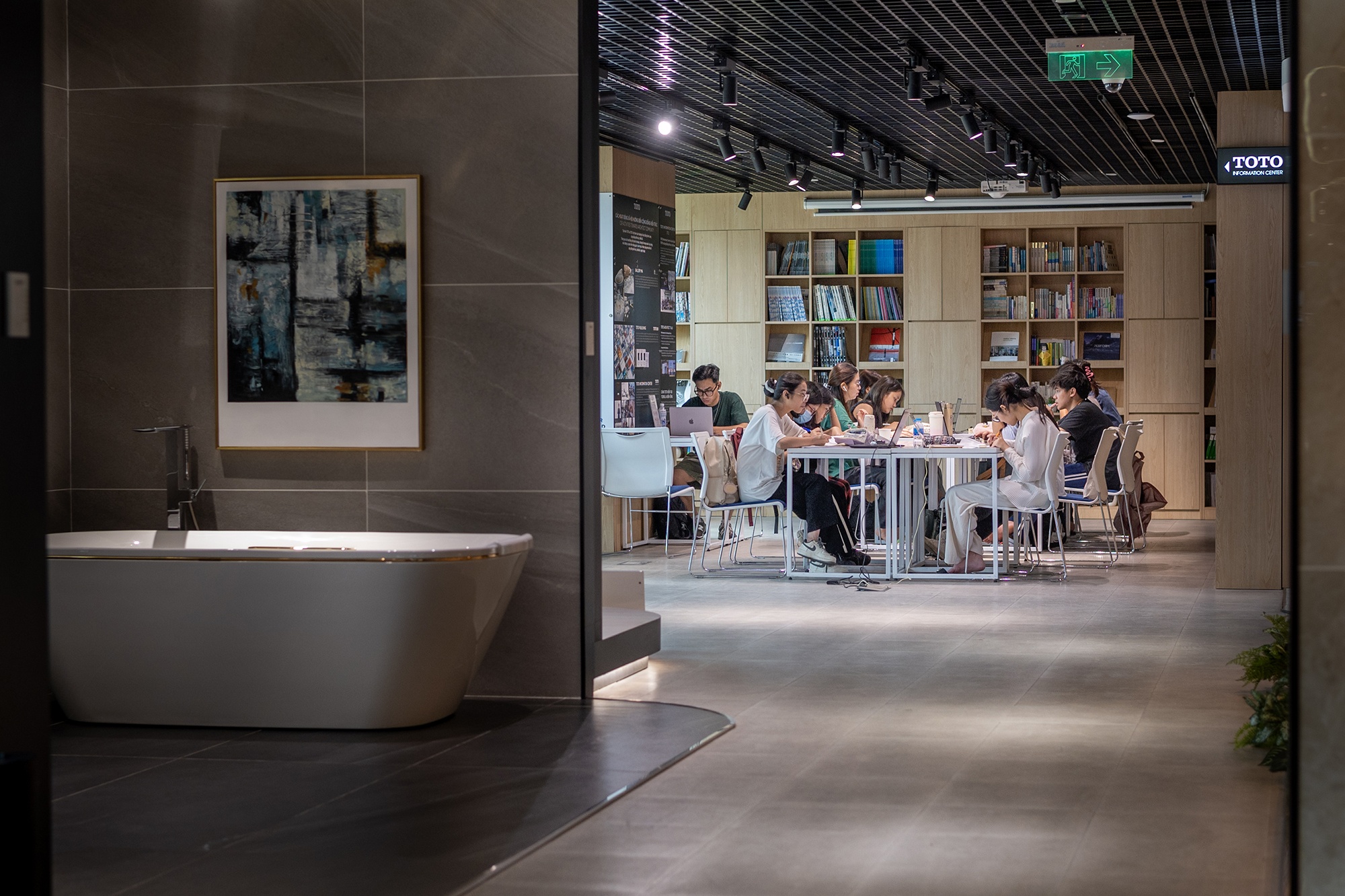 khong gian thu vien,  thu vien kien truc,  thiet ke kien truc,  thu vien Ha Noi anh 6