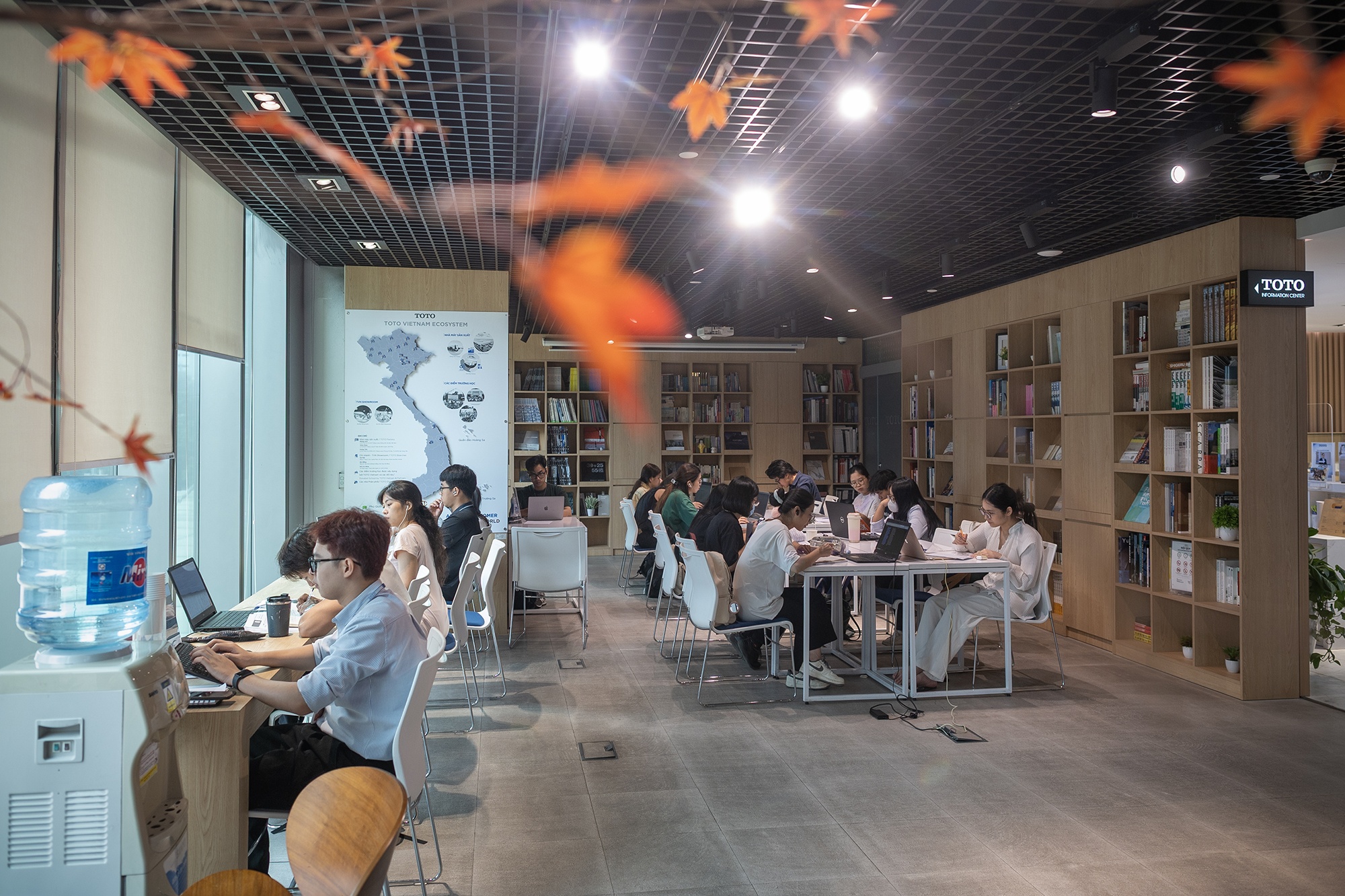 khong gian thu vien,  thu vien kien truc,  thiet ke kien truc,  thu vien Ha Noi anh 5