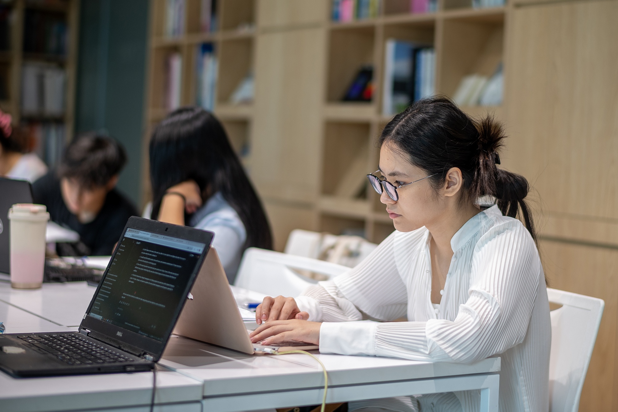 khong gian thu vien,  thu vien kien truc,  thiet ke kien truc,  thu vien Ha Noi anh 9