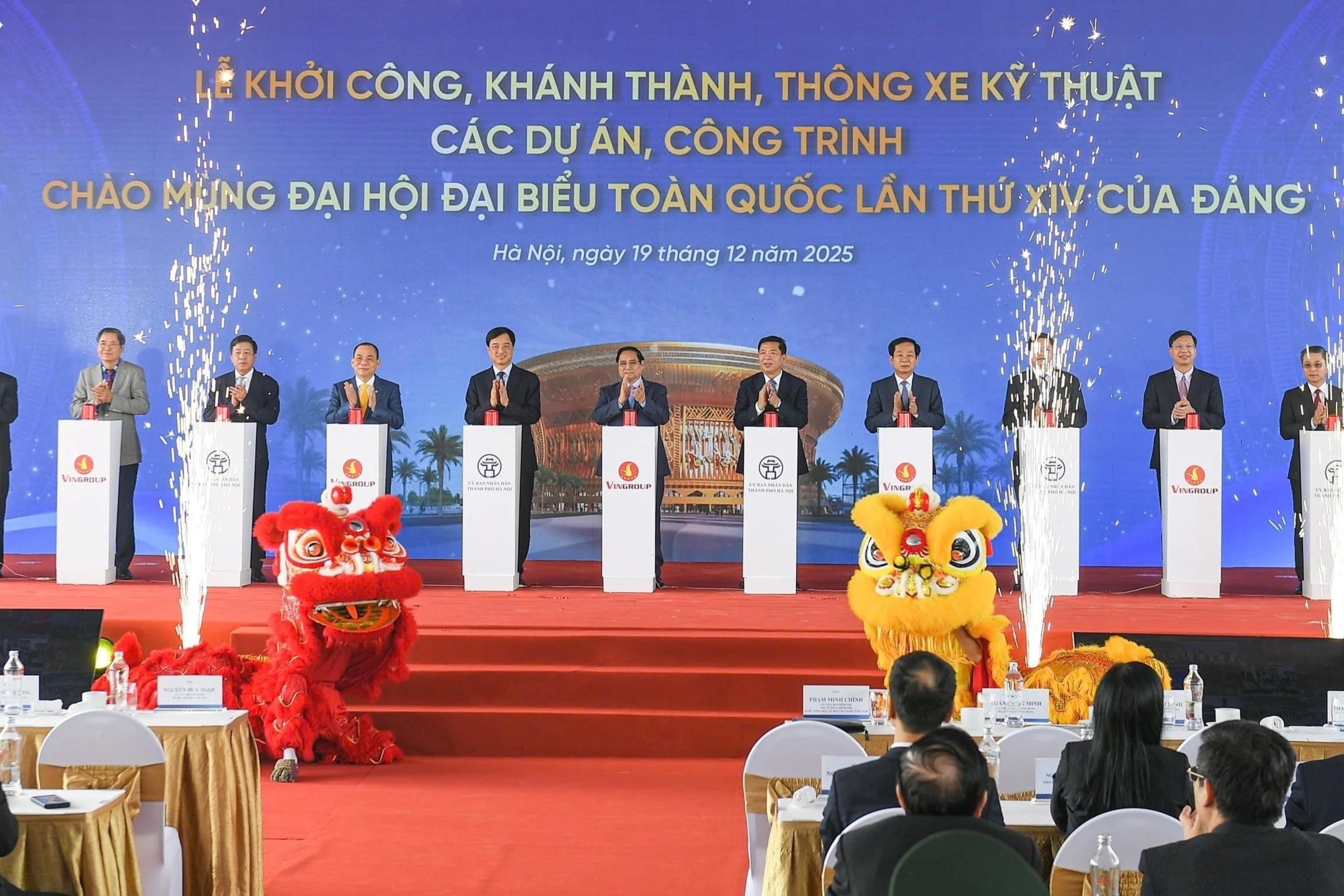 Thu tuong yeu cau day nhanh tien do du an chao mung Dai hoi Dang XIV hinh anh