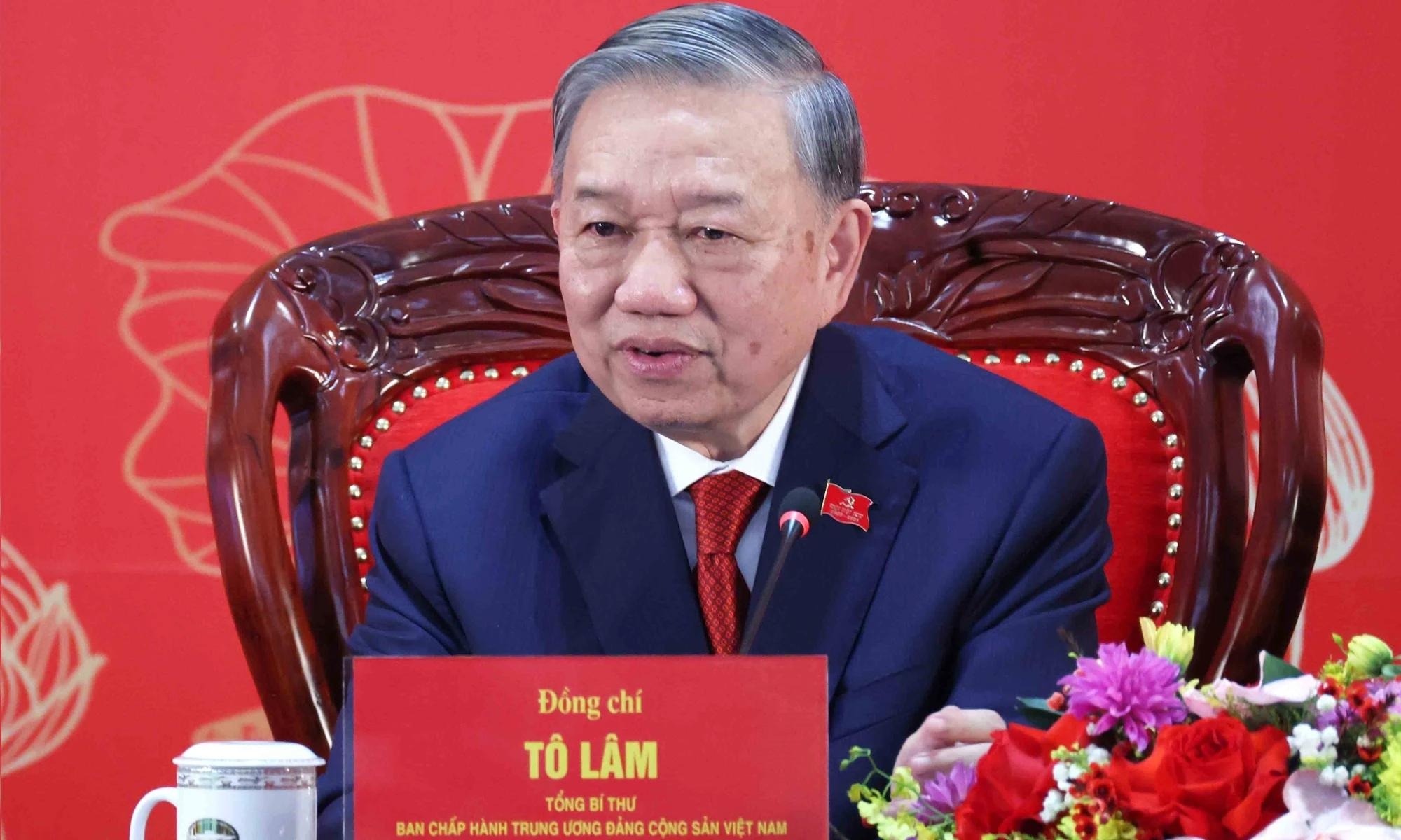 Tong Bi thu ky Chi thi 01 trien khai thuc hien Nghi quyet Dai hoi XIV hinh anh