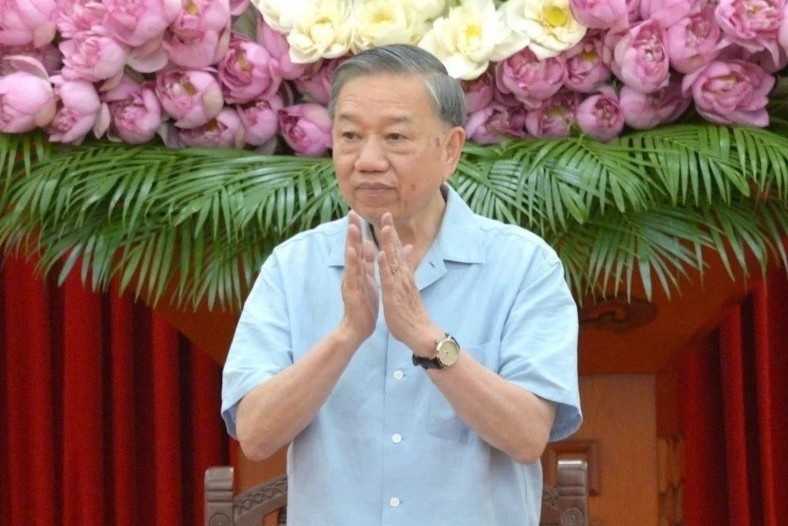 Tong Bi thu, Chu tich nuoc chu tri cuoc hop so ket chinh quyen 3 cap hinh anh