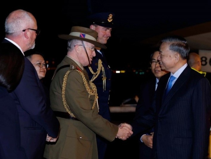 Tổng Bí thư, Chủ tịch nước Tô Lâm bắt đầu thăm cấp Nhà nước Australia