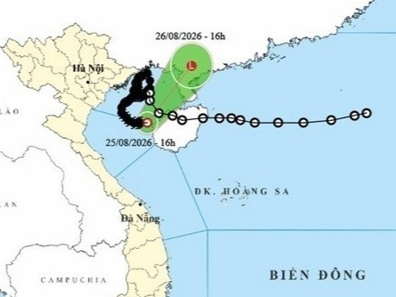 Bão số 4 hiếm gặp, quỹ đạo thắt nút trên Vịnh Bắc Bộ