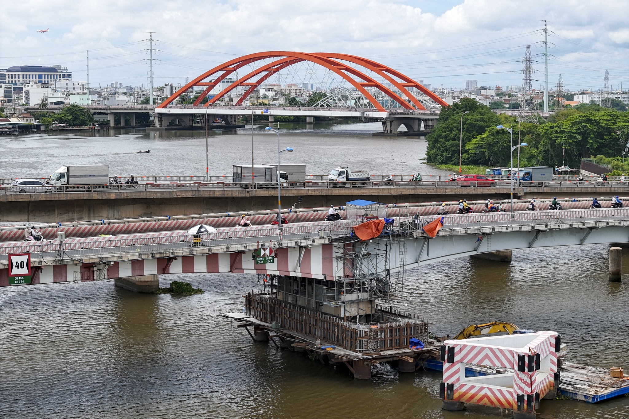 Cau Binh Trieu 1 vua cao them 1,08 m hinh anh