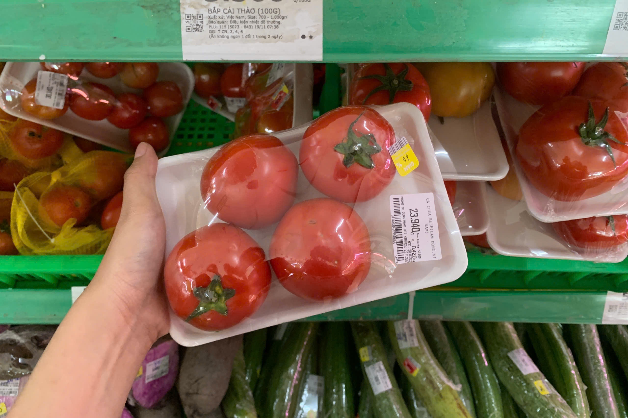 gia rau xanh,  cho,  sieu thi anh 3