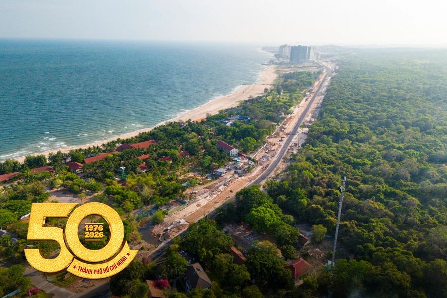Cao toc noi do thi Ho Tram voi san bay Long Thanh 'chuyen dong' hinh anh