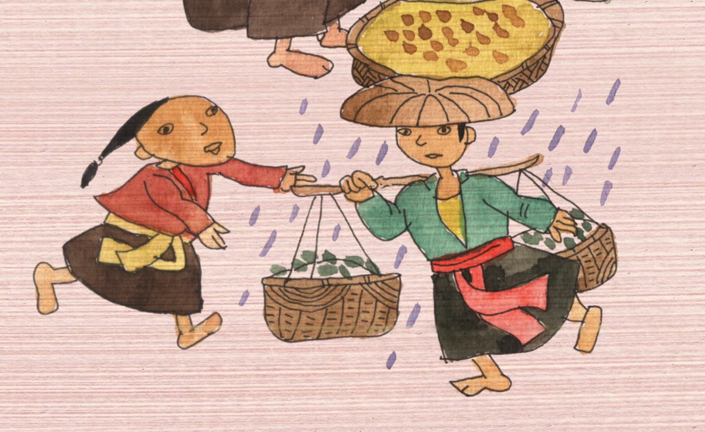 Song lai tuoi tho qua nhung buc tranh minh hoa dong dao hinh anh