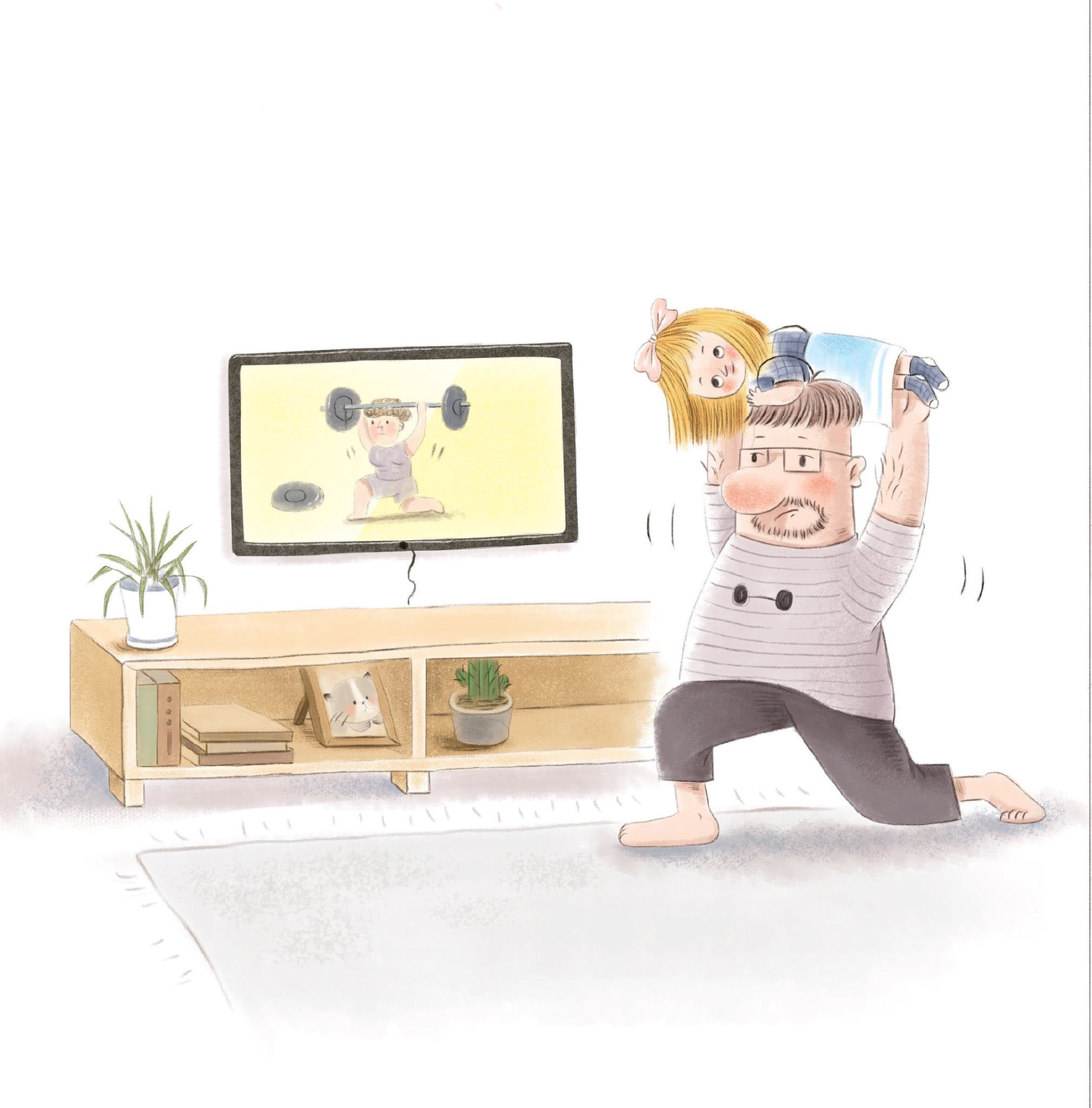 Nhung tro choi bo choi cung con o nha anh 9