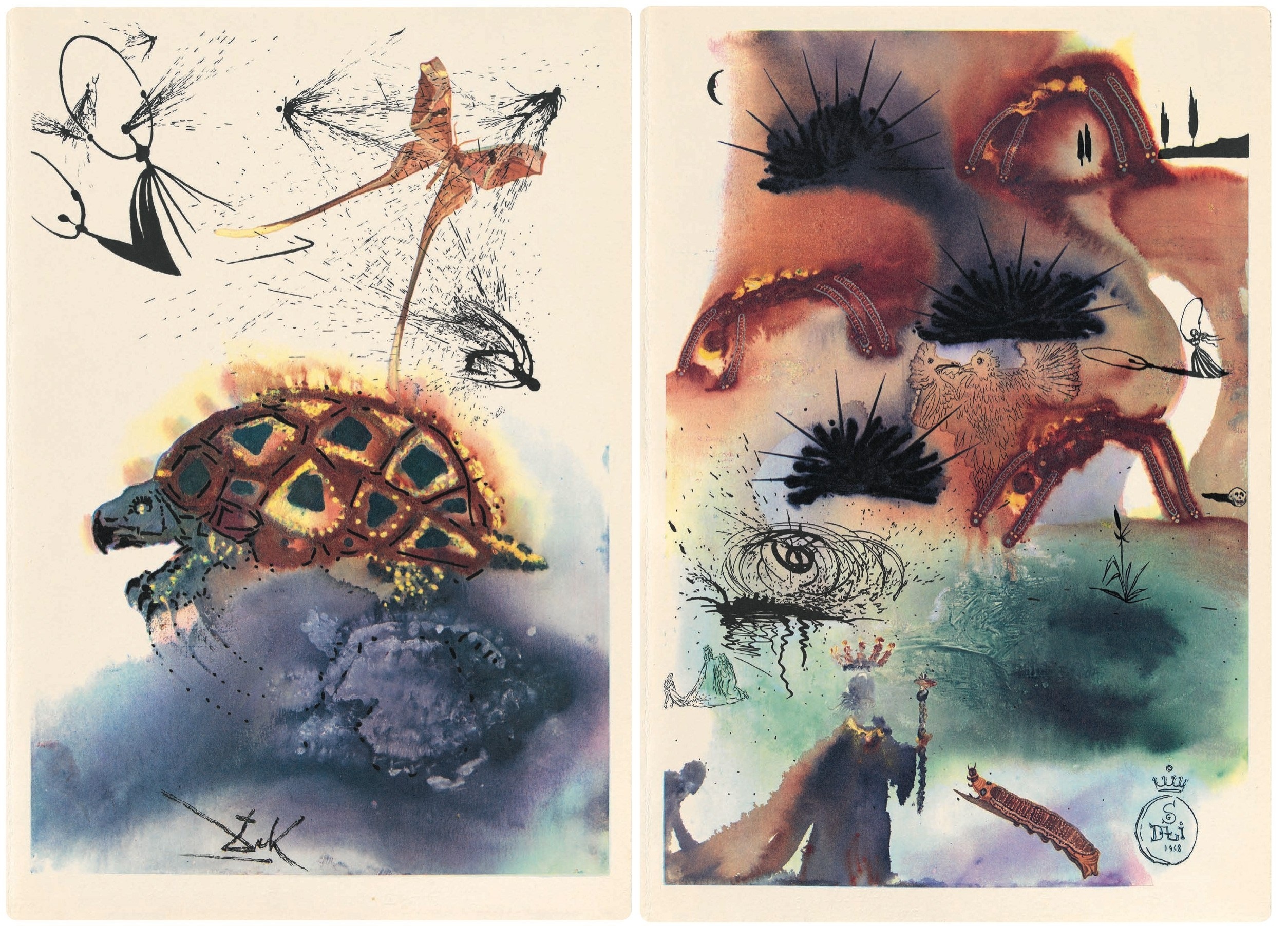 Salvador Dali minh hoa Alice o xu so than tien anh 7