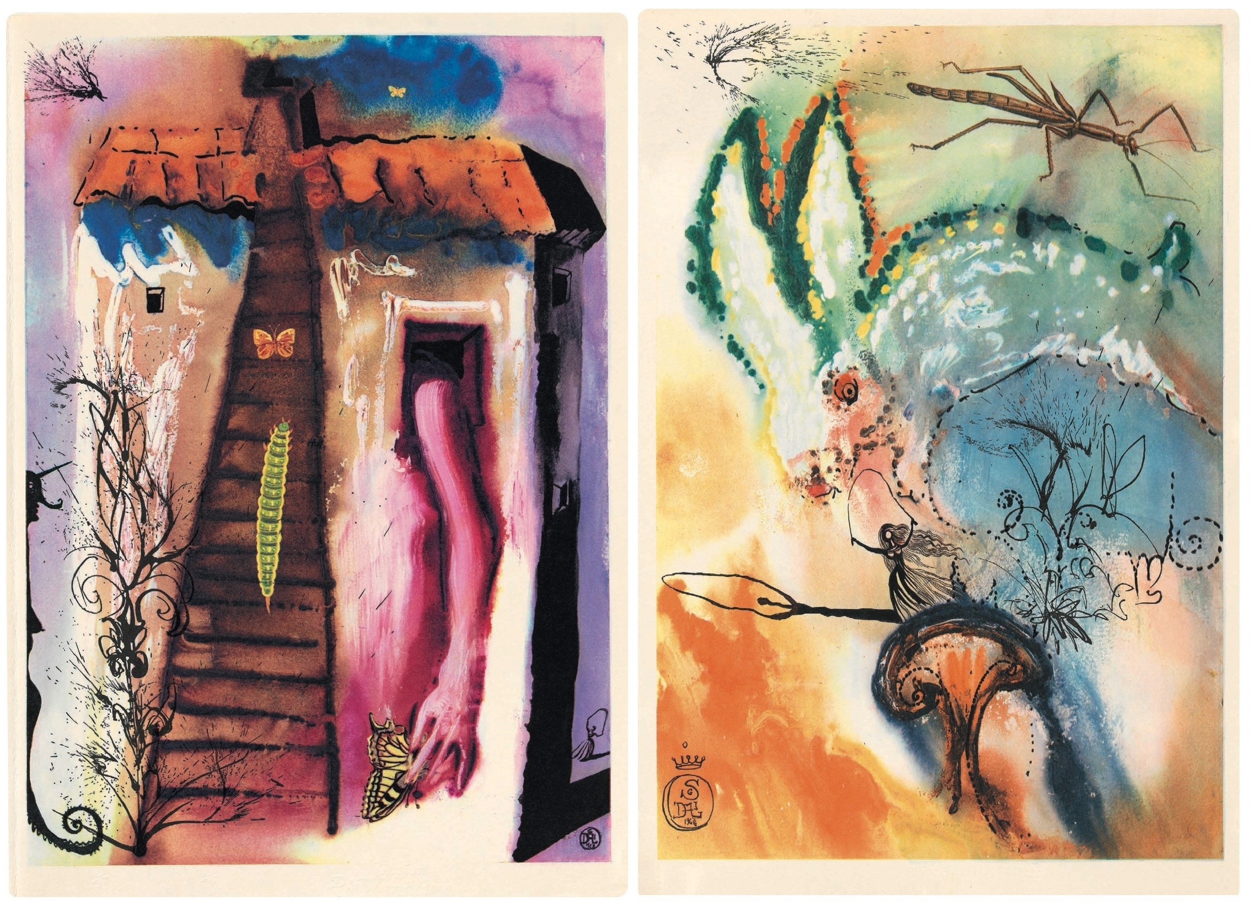 Salvador Dali minh hoa Alice o xu so than tien anh 4