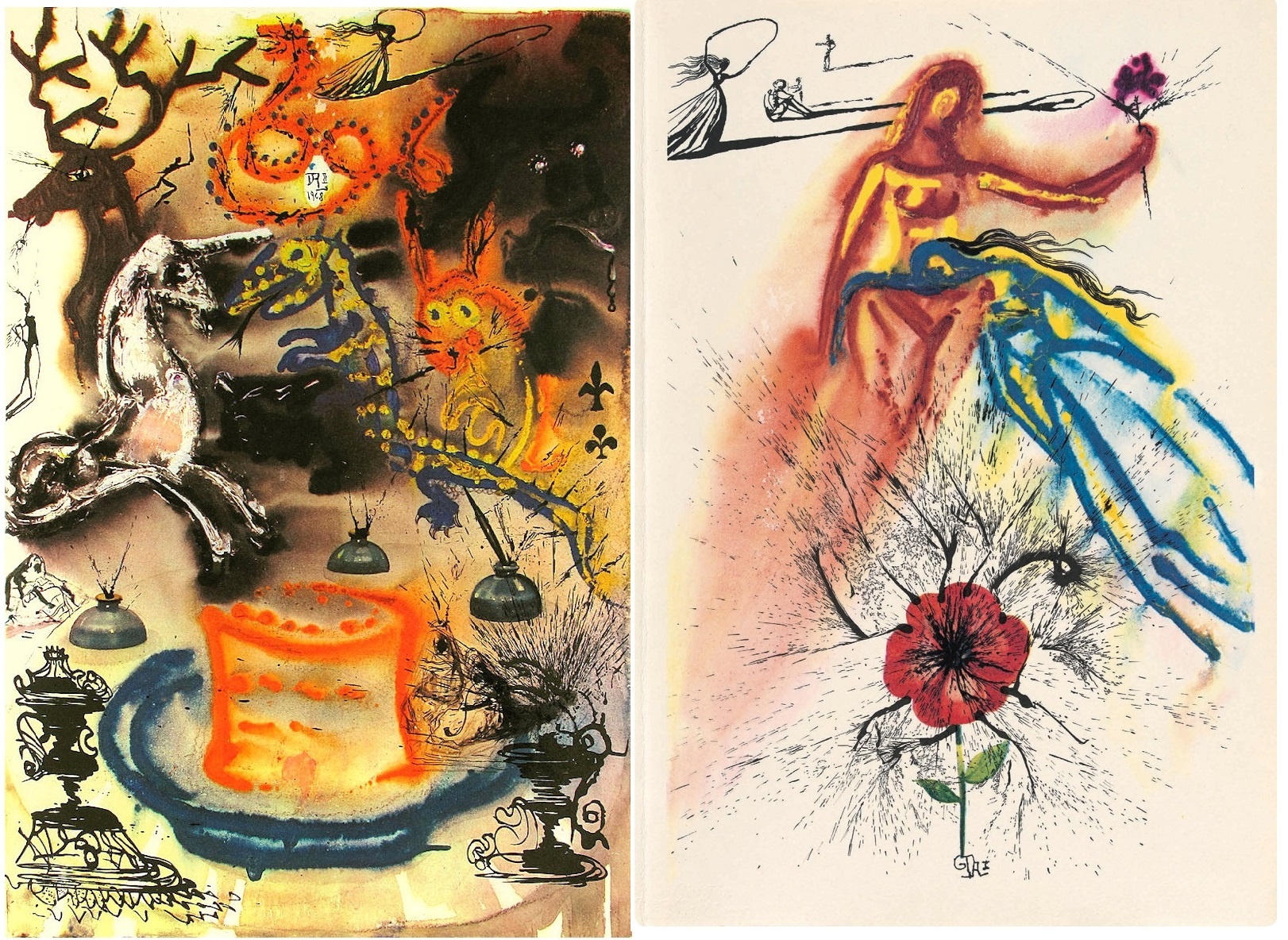 Salvador Dali minh hoa Alice o xu so than tien anh 8