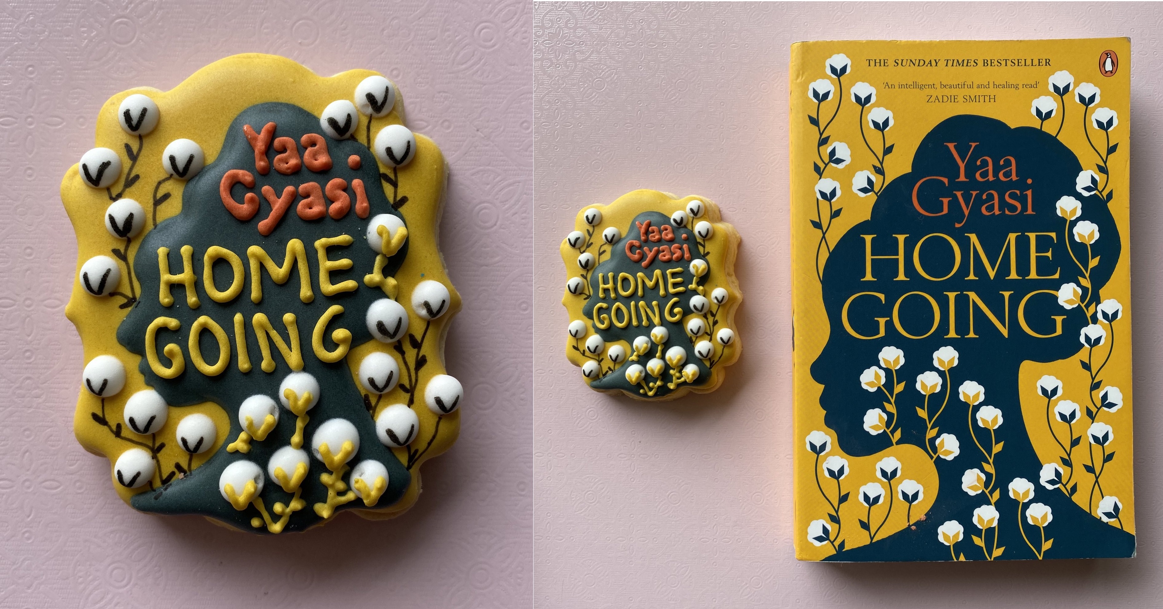 Banh quy hinh bia sach hinh anh