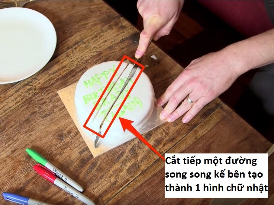 cách cắt bánh sinh nhật ảnh 2 cach cat banh sinh nhat anh 2