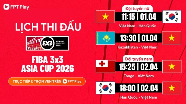 FIBA 3x3,  Asia Cup 2026,  FPT anh 3