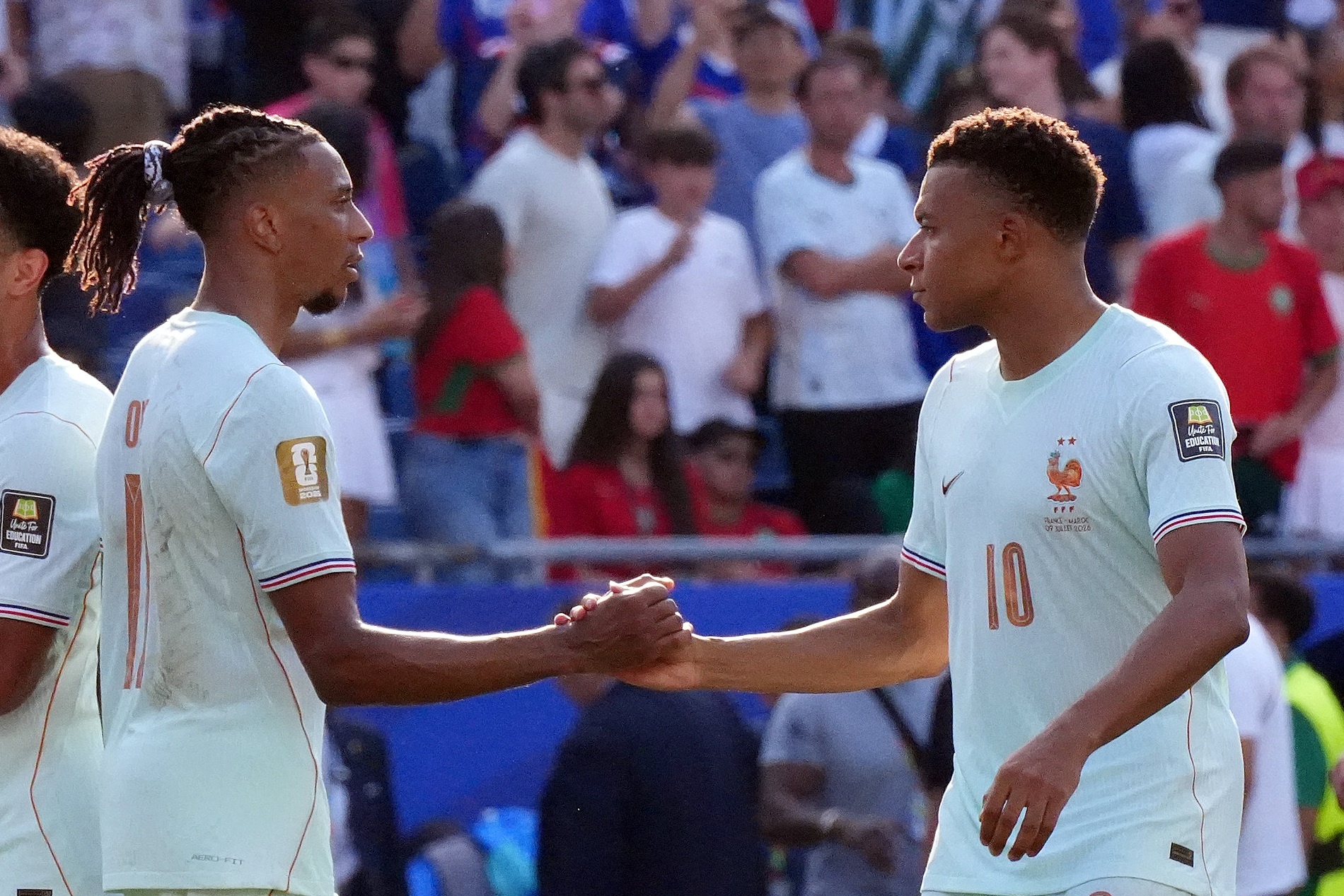 Mbappe noi gi sau chien thang truoc Morocco hinh anh