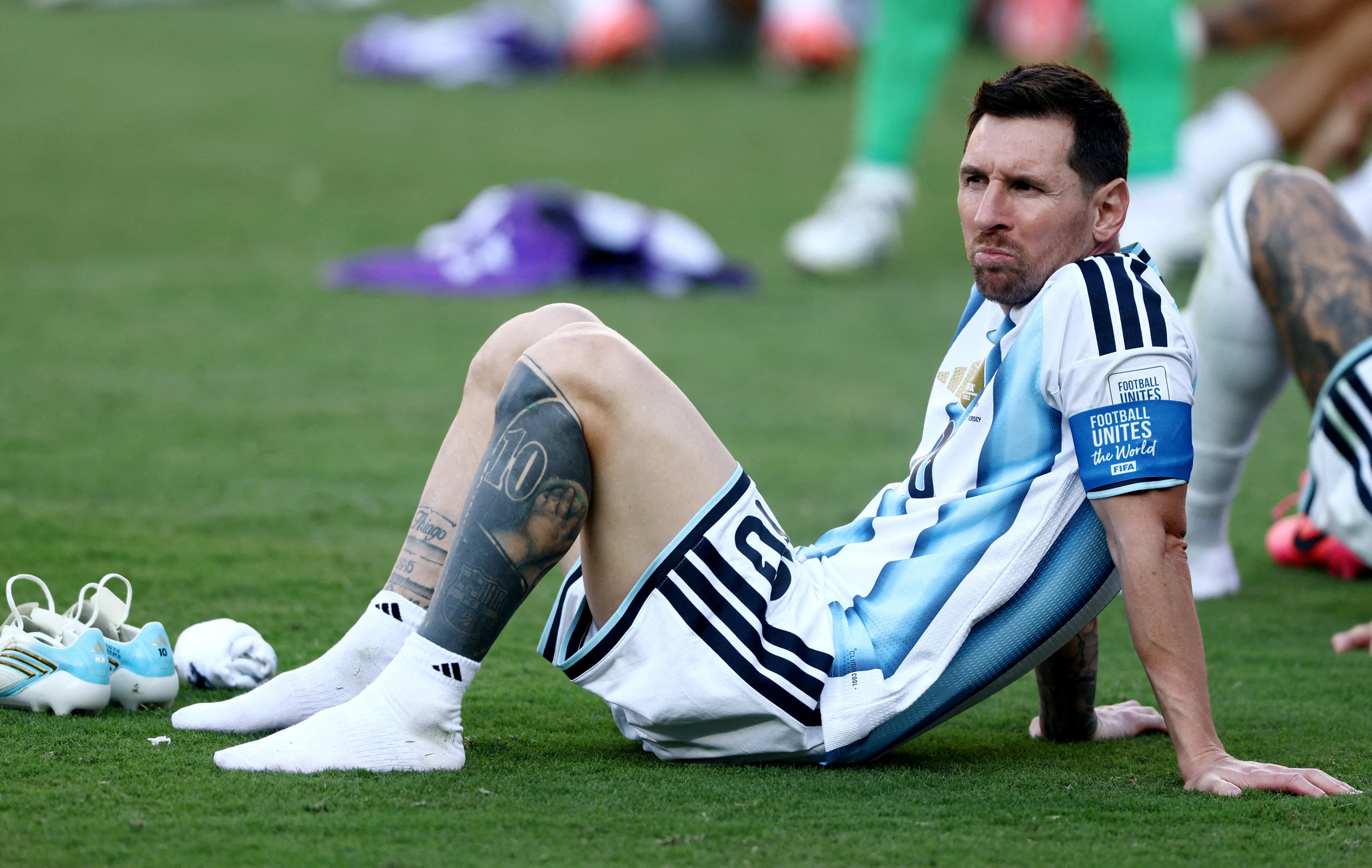 Khoảnh khắc buồn bã của Messi