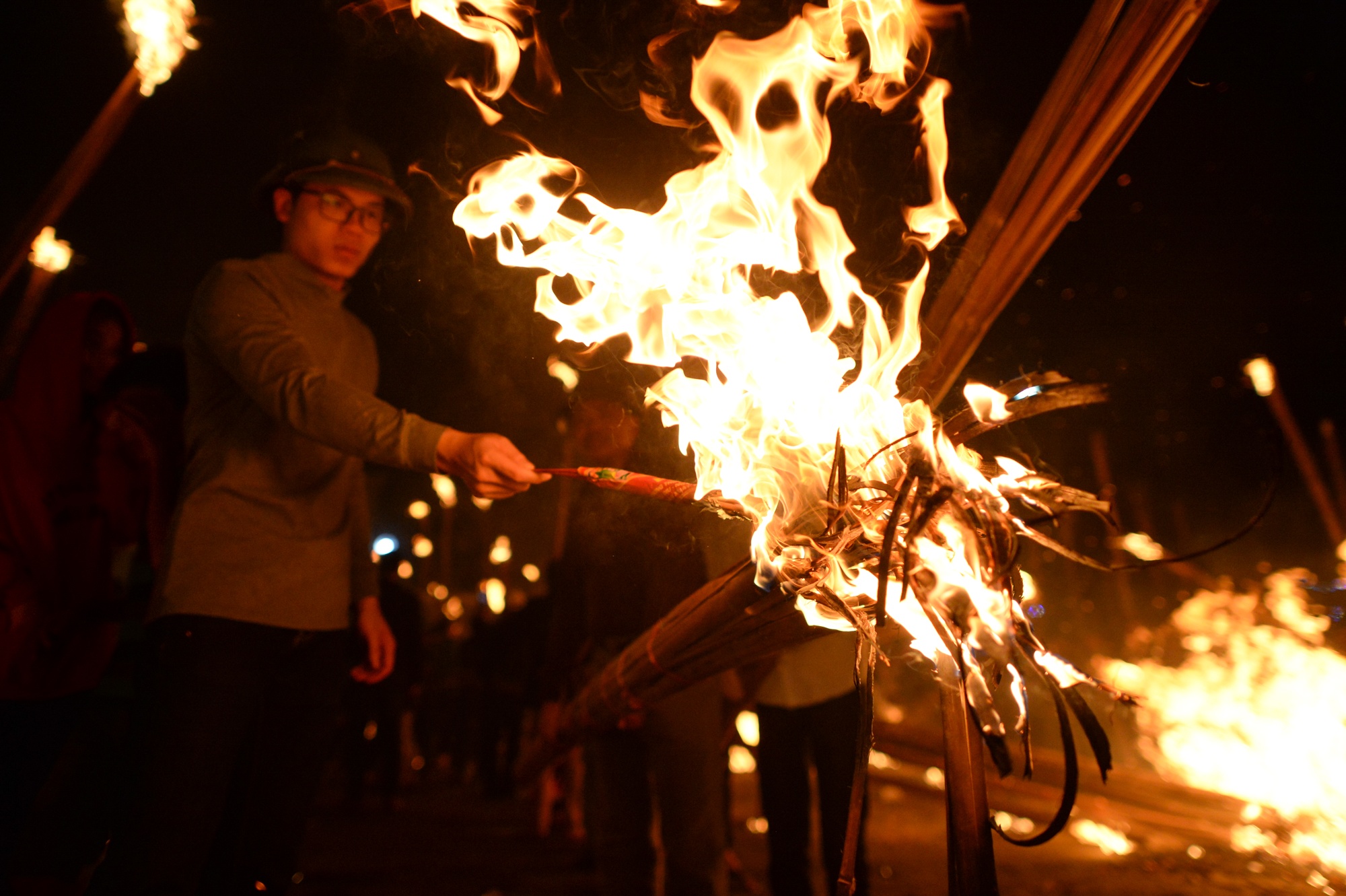 Lay lua giao thua o La Xuyen anh 7