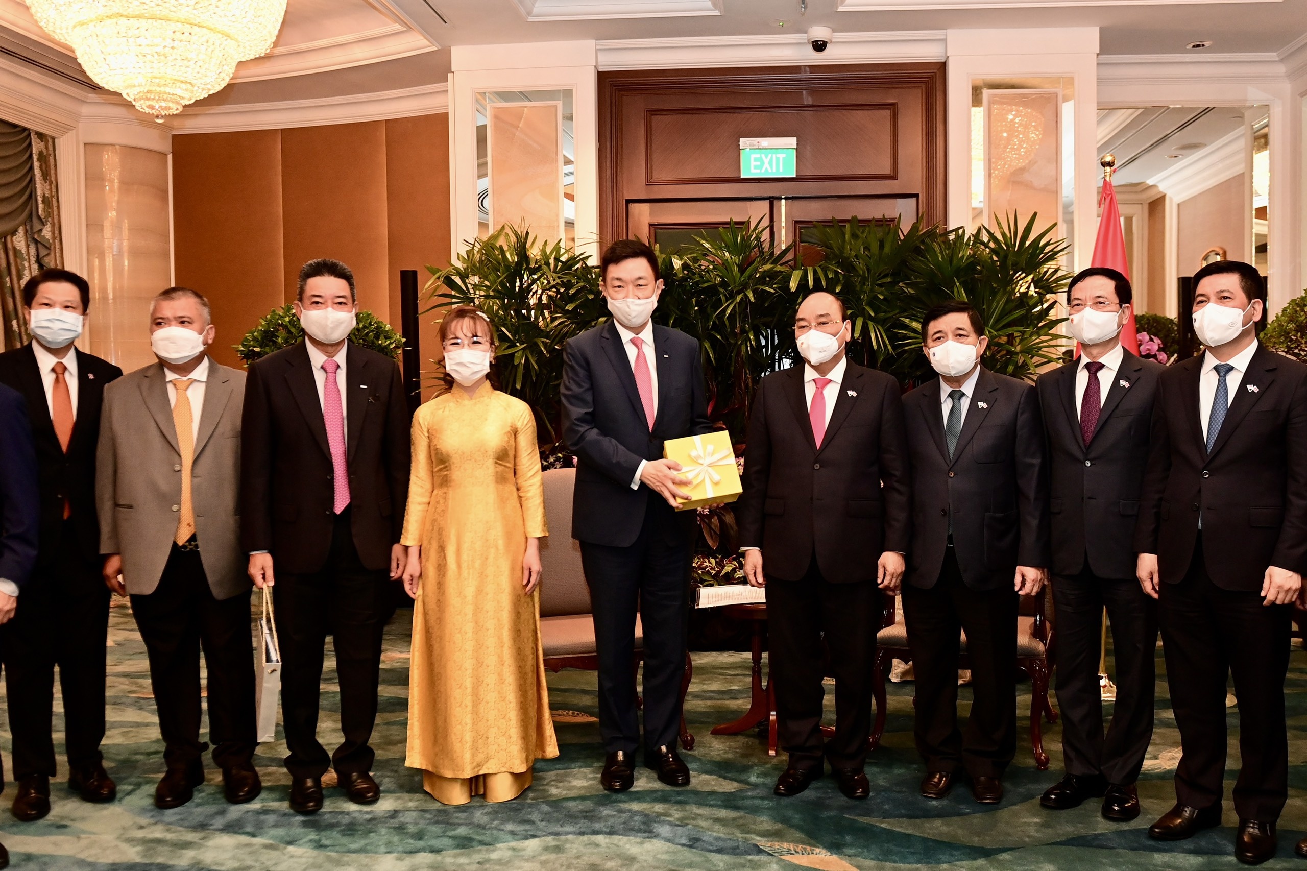 Chu tich nuoc tham Singapore anh 2