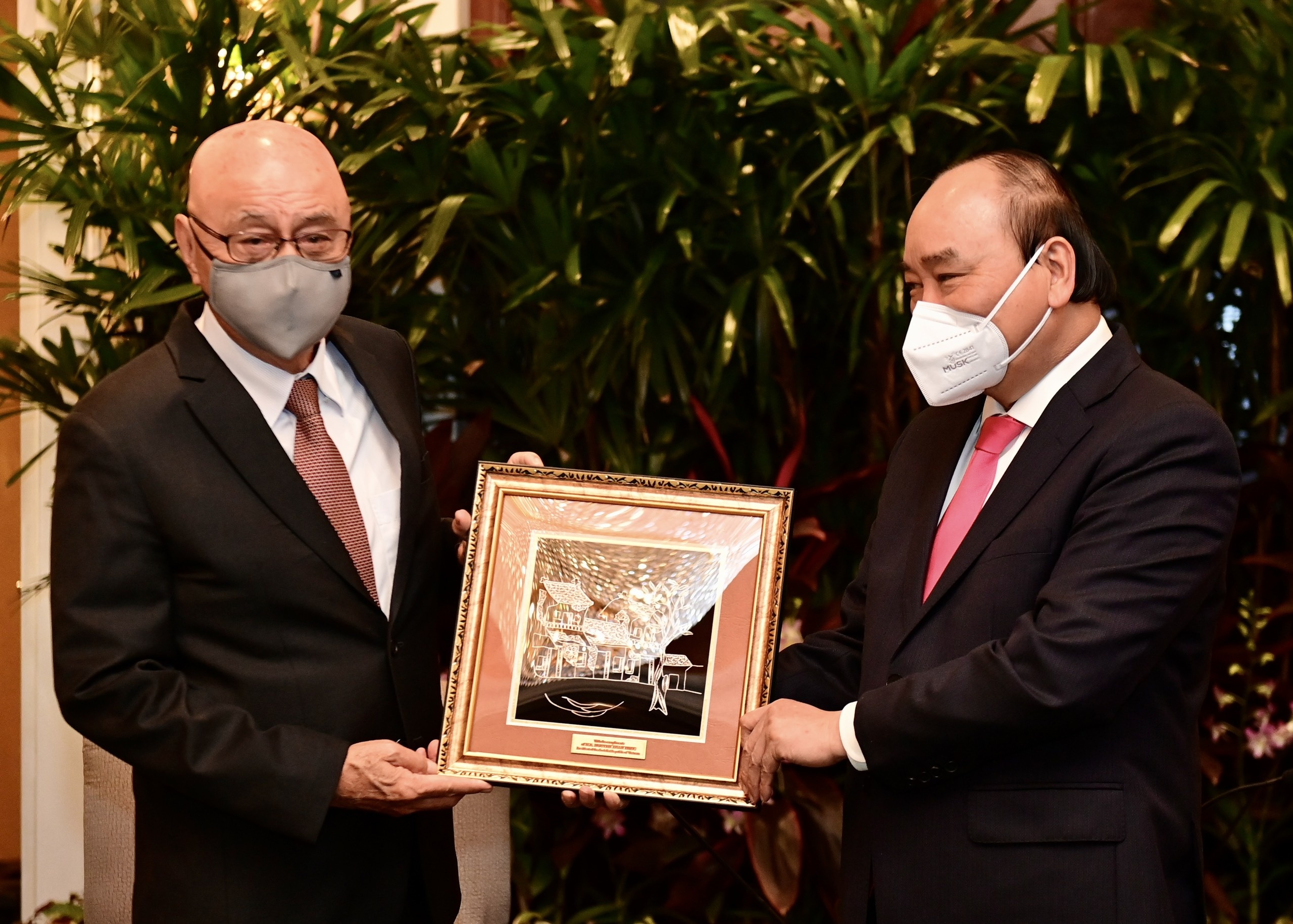 Chu tich nuoc khuyen khich doanh nghiep Singapore dau tu xanh hinh anh