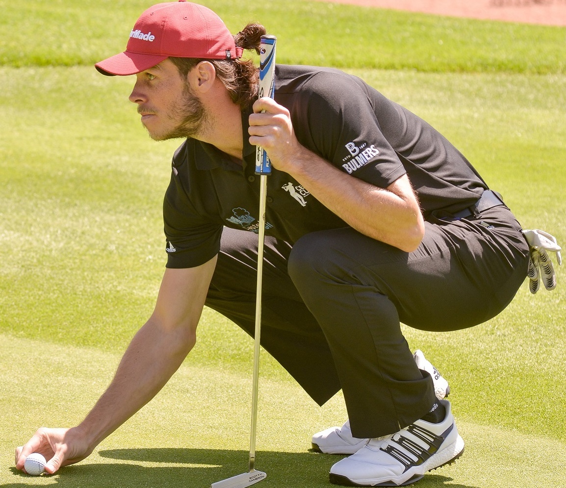 Bale bi cam choi golf hinh anh