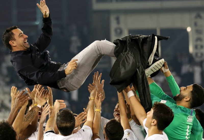 Xavi lam nen lich su sau khi tu choi Barca hinh anh