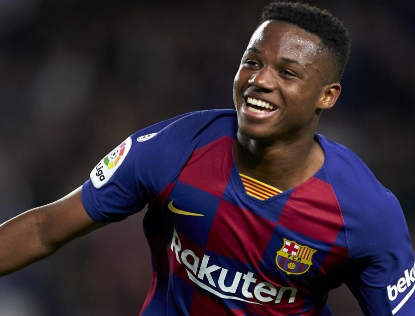 Ansu Fati di vao lich su bong da Tay Ban Nha hinh anh