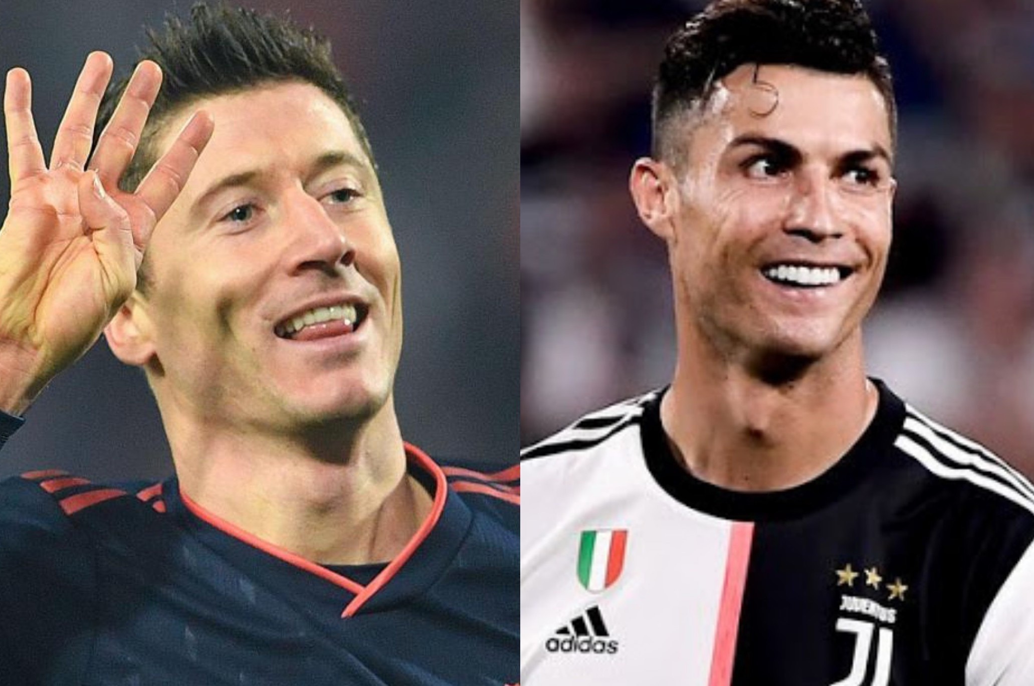 Lewandowski bo xa Ronaldo trong cuoc dua Chiec giay vang hinh anh