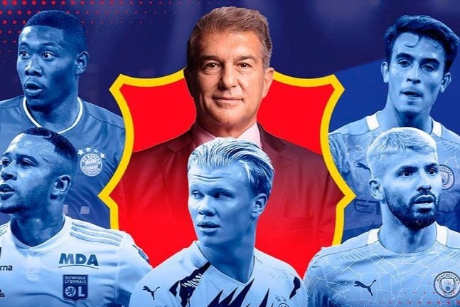 Nhung muc tieu co the giup Laporta tai thiet Barca hinh anh