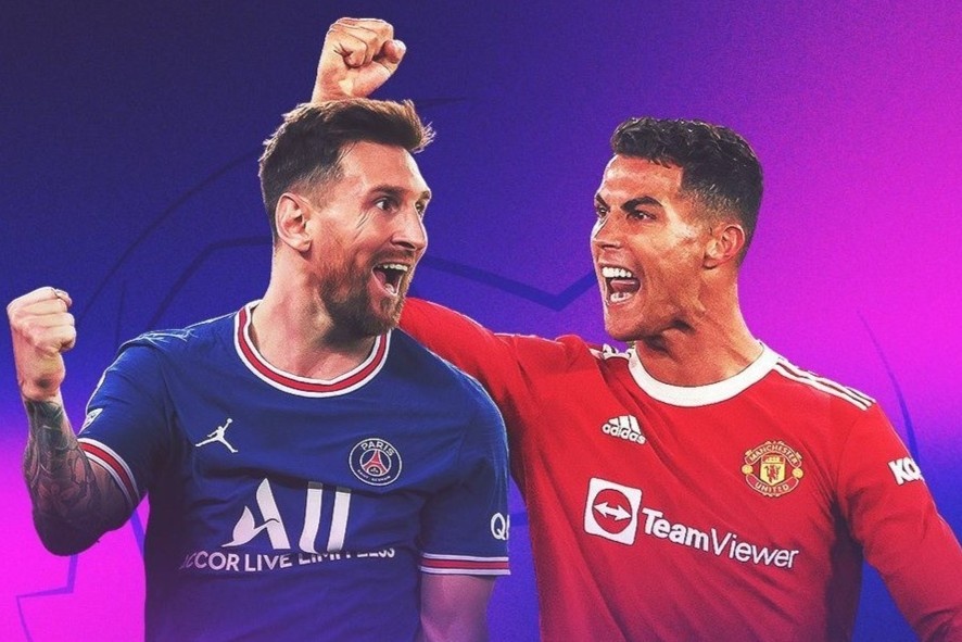 Ronaldo va Messi chua het thoi hinh anh