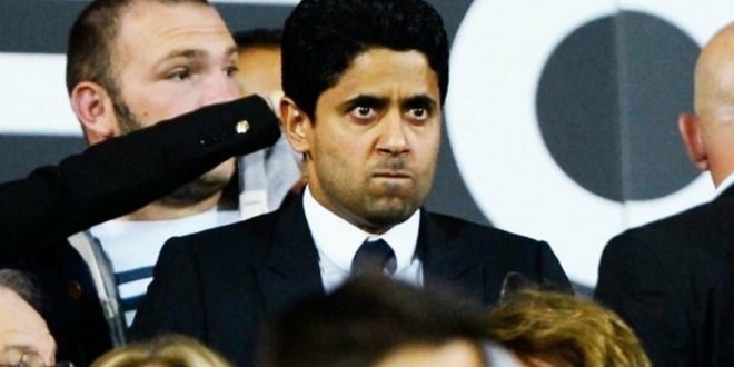 Chu tich PSG bi tay chay hinh anh