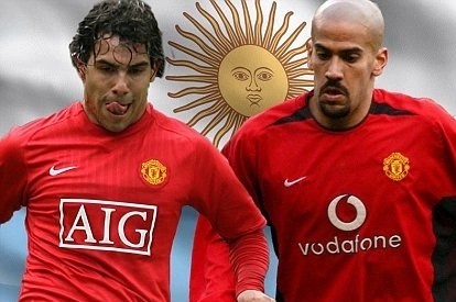 Phong do trai nguoc cua dan sao Argentina tung khoac ao MU hinh anh