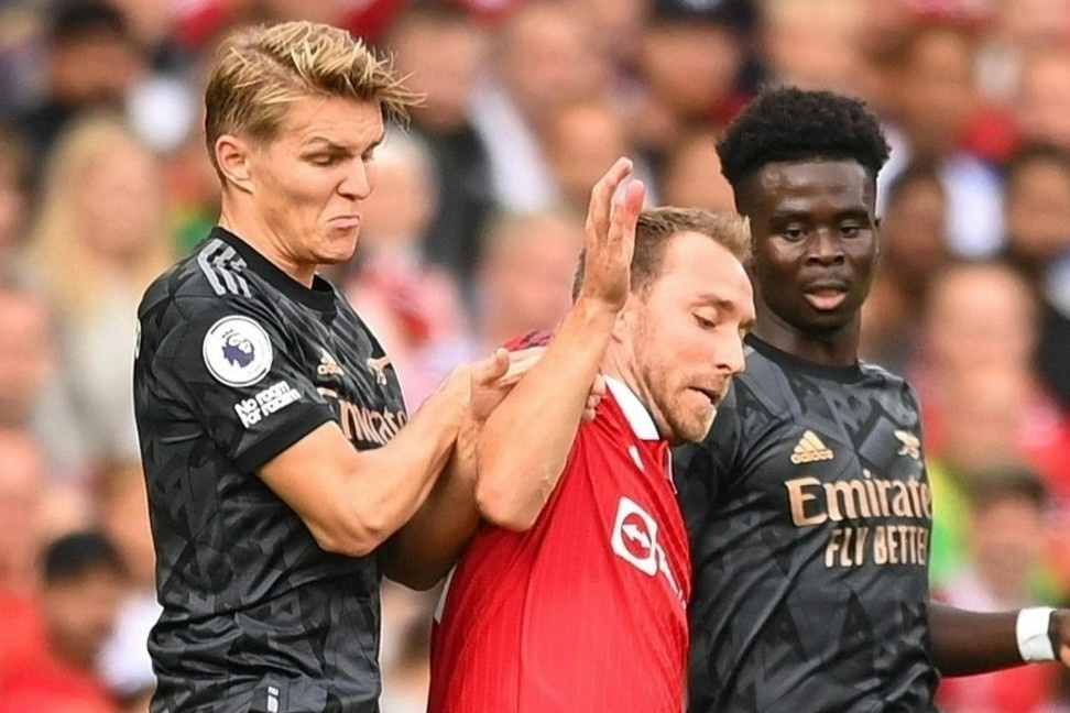 Odegaard day Eriksen va su ngay tho tu Arsenal hinh anh