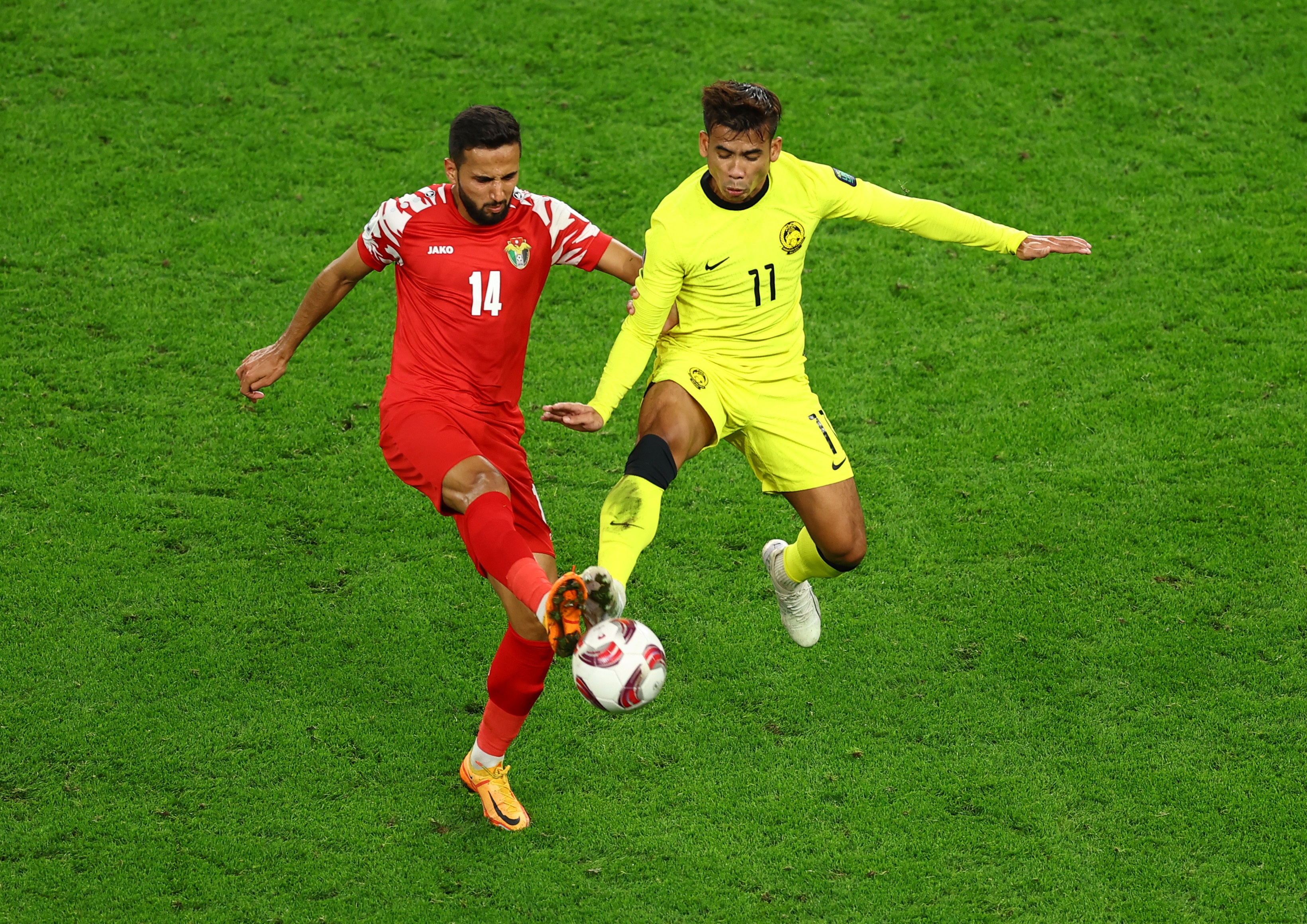 Highlights Malaysia 0-4 Jordan hinh anh