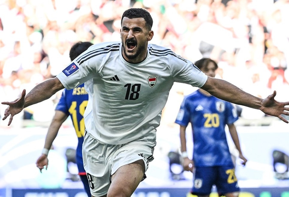 Iraq vao vong 16 doi Asian Cup sau tran thang lich su truoc Nhat Ban hinh anh