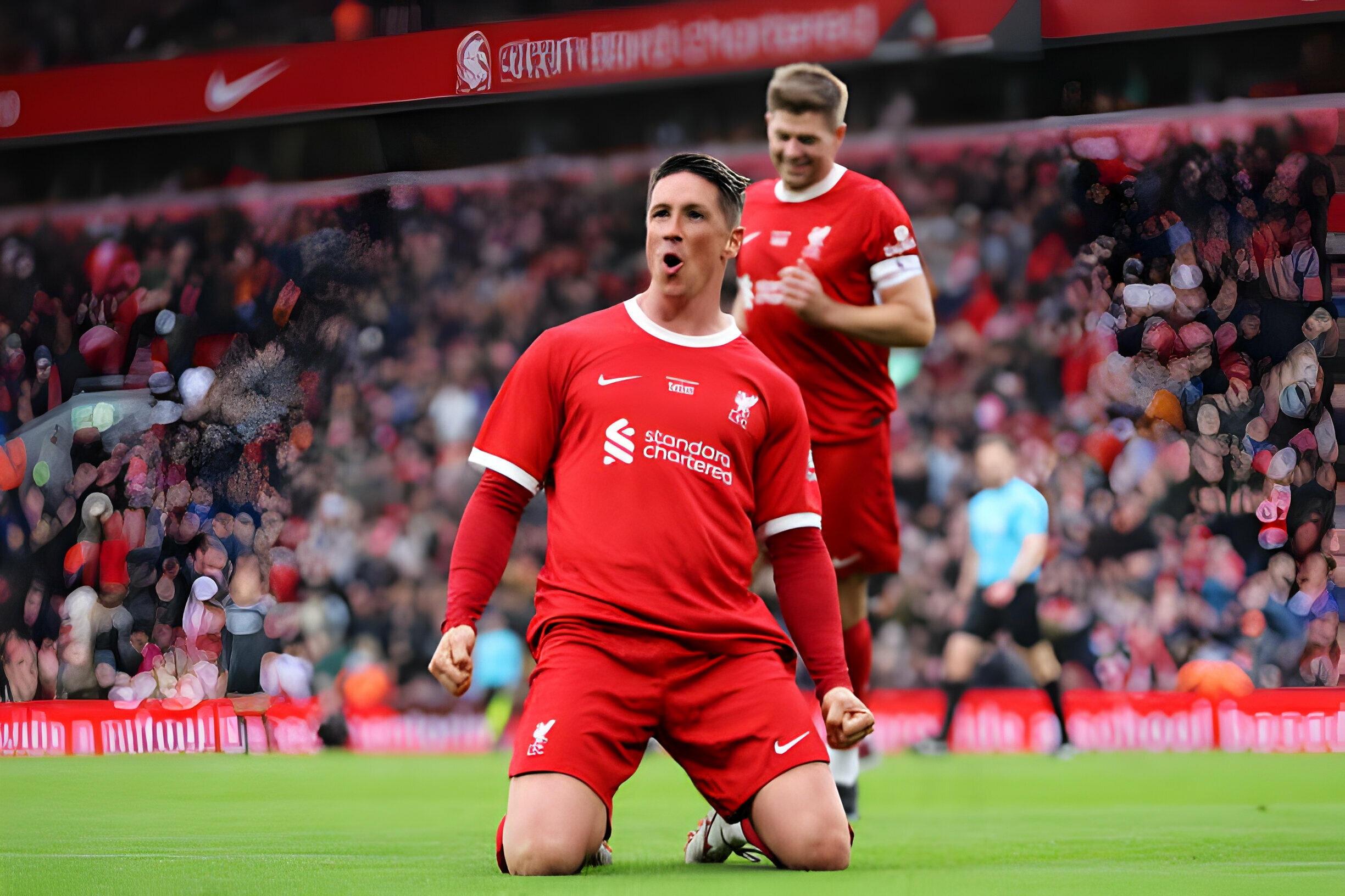 Torres ghi ban trong ngay tro lai san co hinh anh