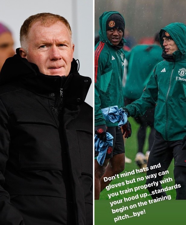 Scholes mang Mainoo anh 1