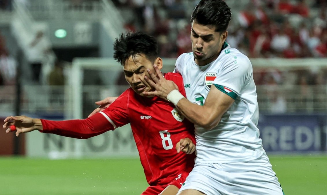 U23 Indonesia thua Iraq, chi con mot co hoi gianh ve du Olympic hinh anh